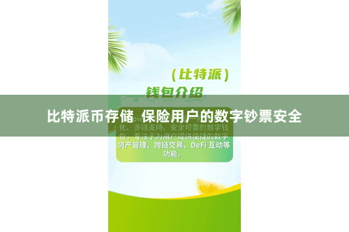 比特派币存储  保险用户的数字钞票安全
