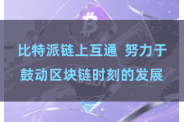 比特派链上互通  努力于鼓动区块链时刻的发展