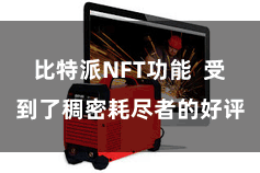 比特派NFT功能  受到了稠密耗尽者的好评